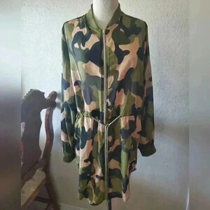 Haute fox camouflage shirt dress